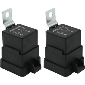 Pack of 2 12V Power Relay 3854138 882751A1 Replacement for Mercury Outboard Motor for John Deere L120 L130 LA100 102 105 107 115 125 130 160, Replace 73040 828151 828151A1 882751A2
