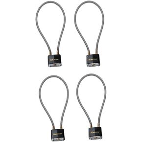 Master Lock 99DSPT 4 Pack 14in. Steel Cable Gun Lock Keyed Different Padlock