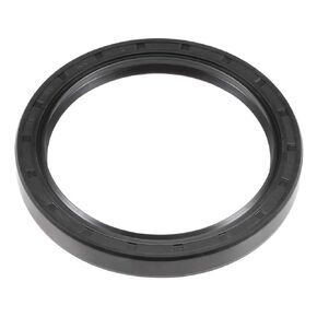 uxcell Oil Seal, TC 80mm x 100mm x 12mm Nitrile Rubber Cover Double Lip with Spring for Bearing Shaft, Black Pack of 1