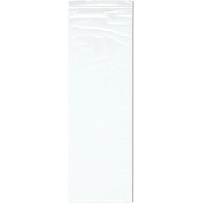 Plymor 8" x 24" (Pack of 100), 2 Mil Zipper Reclosable Plastic Bags