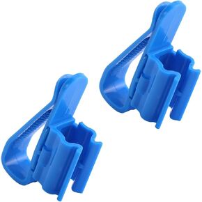 Plastic Adjustable Water Pipe Tube Clamp,2PCS Fish Tank Mounting Clip, Multifunction Tube Clip, Hose Holder for Inflow Outflow Water Pipe Tube Firmly, Suitable for 8mm to 16mm Hoses, Tube Clip Tu