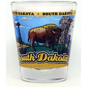 South Dakota State Wraparound Shot Glass
