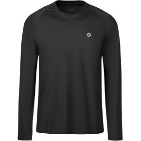 Sun Protection Rash Guard Shirts for Boys Grils Crew Neck Long Sleeve UPF50+ Quick Dry Athletic for Outdoor Sports