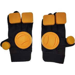 TaktZeit Longboard Gloves 1 Pair Downhill with Slider Pucks Skateboard Gloves for Freestyle Downhill Slide Drift Longboarding Gloves