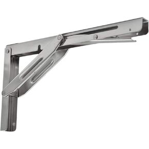 MARINE CITY 304 Grade Stainless Steel Great Table Bracket Long Release Arm Length 12 Inches Max Load 550 LBS for Boats – Marines – Yachts