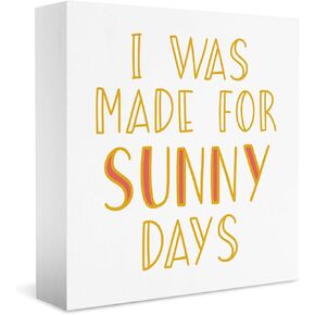 Summer Decor, Summer Decorations for Home Office, Summer Decorations, Summer Sign, Sunshine and Flip Flops Are My Happy Place Sign, Summer Office Desk Decor 5 X 5 Inch