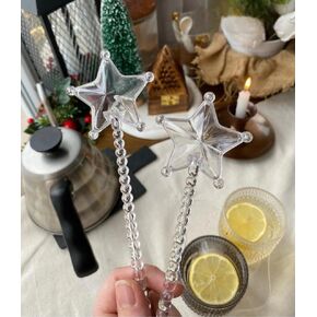 Magic Wand Salt and Pepper Shakers, Transparent Wand Shakers, Two-Pack, Cute salt and pepper shakers, cute Kitchen Gift, Salt and pepper shakers, Fun Gifts, Funny Gifts, Cute Kitchen Gadgets