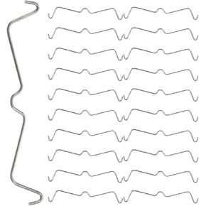 Angoily Metal Pegboard Hangers 100PCS Stainless Steel Pegboard Hook Locks Peg Locks Fixer Peg Board Hook Accessories, Peg Board Display Hook Clips Organizer Pegboard Retail Display