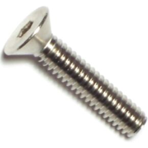 014973181871 Flat Head Socket Cap Screws, 1/4-20 x 1-1/4, Piece-10