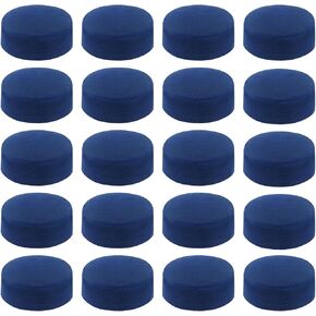 50PCS 9mm Blue Cue Tips Pool Billiard Replacement Tips Leather Snooker Pool Cue Tips for Billiard Cues Pool Cues and Snooker