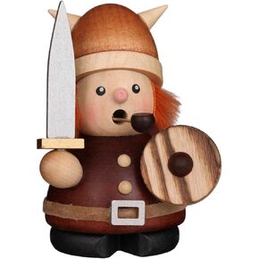 German Incense Smoker Wikinger natural - 9,5cm / 4 inch - Christian Ulbricht