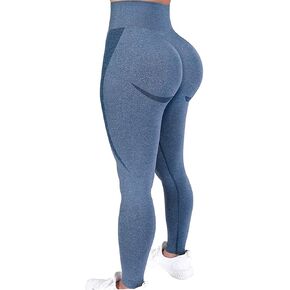 KIWI RATA High Waist Butt Lift Seamless Leggings for Women Peach Booty Workout Gym Active Pants Tights