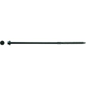 Big Timber BL148-25#14 x 8 in. Hex Head Black Log Screws (25-Pack)