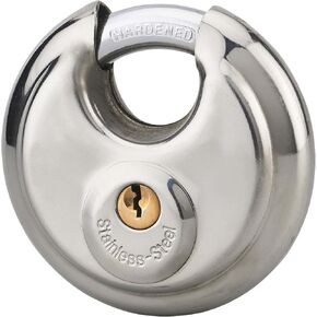 Astra Padlock - Ideal for securing Your Home, Business, On-The-Go. Stainless Steel Construction for Reliable Protection and Access Control. 70MM, 2.76 Inch, 2 Keys