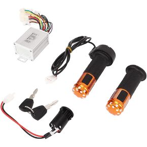 VGEBY Electric Bike Speed Controller Brushed 24V 250W Aluminum Alloy Electric Bike Motor Controller with Throttle Grip