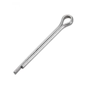 uxcell Split Cotter Pin - 5/32 inch x 1 37/64 inch (4mm x 40mm) Carbon Steel 2-Prongs Silver Tone Fastener Clip Key 100Pcs