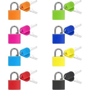 8 Pcs Locker Lock Luggage Locks with Keys padlock with key Small Lock Suitcase Locks Metal Padlock for School Gym Backpacks Boxs