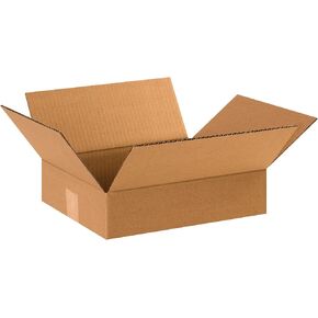 PARTNERS BRAND 12 x 10 x 3 Corrugated Cardboard Boxes, Flat 12"L x 10"W x 3"H, Pack of 25 | Shipping, Packaging, Moving, Storage Box for Home or Business, Strong Wholesale Bulk Boxes