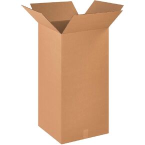 18 x 18 x 36 Corrugated Cardboard Boxes, Tall 18"L x 18"W x 36"H, Pack of 10 | Shipping, Packaging, Moving, Storage Box for Home or Business, Strong Wholesale Bulk Boxes
