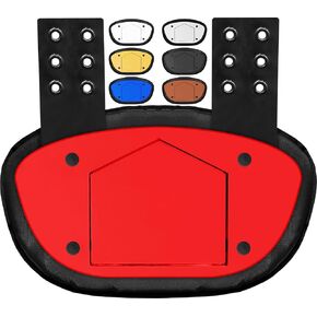 Football Backplate for Shoulder Pads with High Impact Padding, Adult & Youth Lower Backplate Football