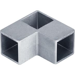 10 عبوات من موصلات الزوايا ثلاثية الاتجاهات لأنبوب مربع 1-1/4 × 1-1/4 بوصة (32 × 32 مم)، وصلة ألومنيوم مصبوبة 90 درجة، تركيب الدرابزين، مشابك سياج نهاية هيكلية لسياج السلسلة (بدون براغي) in Kuwait