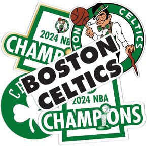 Desert Cactus Boston Celtics 2024 Champions Championship NBA Officially Licensed Sticker Vinyl Decal Laptop Water Bottle Car Scrapbook (2024 Champions Type 2-1)