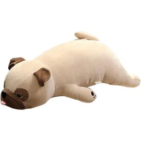 Pug Stuffed Animal,23.6 Inches Soft French Bulldog Plush Pillow Pet,Cute Dog Hugging Toys Gifts for Kids & Adults