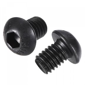 uxcell M6x14mm Hex Socket Button Head Cap Bolts Screws Alloy Steel 50pcs