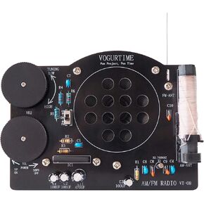 AM FM Radio Kit Soldering Project Kit for Learning Practicing Teaching Electronics, Great STEM Project and Gift, New Version