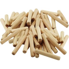 100PCS Wood Plugs 8x50mm Cabinet Hole Plugs Straight Grain Wooden Plugs Furniture Connector Pieces for Furniture Doors Dowel Jigs Woodworking Repairing Trays