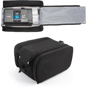 Travel Bag Compatible with ResMed AirSense 11, AirSense 10, AirSense 10 elite, AirStart 10, Philips Dreamstation, 3B Medical Luna G3 Machine Equipment Supplies Travel Size Carrying Case 12"x8.7"x6.9"
