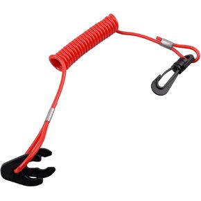Floating Safety Lanyard Boat Kill Switch Key Stop Switch Tether Cord