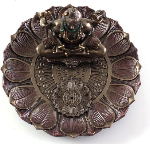 Top Collection Hindu God Shiva in Meditation Round Incense Holder Plate Incense Burner in Kuwait