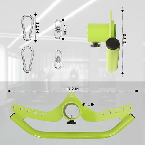 T Bar Row Landmine Attachment: Multi-Grip Lat Pull Down Bar for Cable Machine Attachments & T Bar Row Landmine Attachment for Barbell Home Gym Workout in Saudi Arabia