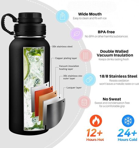 Fruit Tea Infuser Bottle Stainless Steel Travel Water Bottle with Infuser & Tea Strainer Filter Insulated Tea Bottles with Straw & 2 Lids Metal Thermal Cup Vacuum Insulation Bottle for Hot Cold Drinks in Saudi Arabia