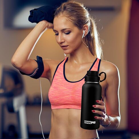 Fruit Tea Infuser Bottle Stainless Steel Travel Water Bottle with Infuser & Tea Strainer Filter Insulated Tea Bottles with Straw & 2 Lids Metal Thermal Cup Vacuum Insulation Bottle for Hot Cold Drinks in Saudi Arabia