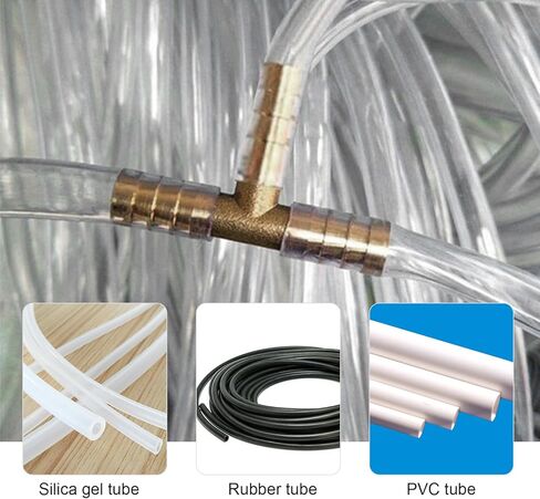 5 قطعة تركيبات نحاسية على شكل تي بارب 1/4 بوصة (6 مم)، تركيب خرطوم شائك على شكل T لأنابيب المياه/الوقود/الهواء، تقاطع تركيب اتحاد 3 طرق in Kuwait