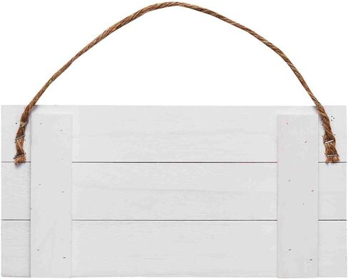 لافتة معلقة على شكل لوح خشبي من الإيمان أكبر من الخوف لديكور المنزل (13.75 × 6.9 بوصة مع خلفية بيضاء) in Kuwait