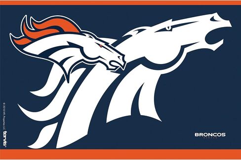 Tervis Triple Walled NFL Denver Broncos Insulated Tumbler Cup Keeps Drinks Cold & Hot, 30oz - Stainless Steel, Rush in Saudi Arabia