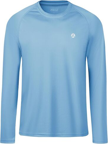 قمصان للحماية من الشمس للأولاد من الطفح الجلدي للأولاد، رقبة دائرية وأكمام طويلة، عامل حماية من الأشعة فوق البنفسجية 50+ رياضي سريع الجفاف للرياضات الخارجية in Kuwait