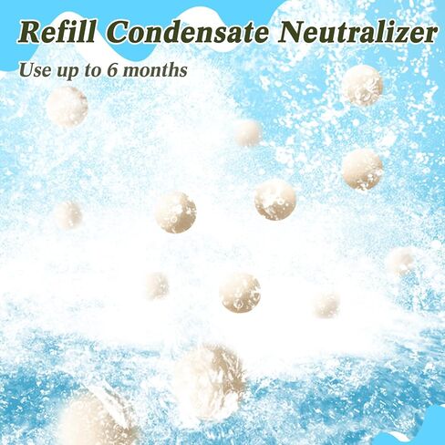 2 كيس بإجمالي 6.6 رطل إعادة تعبئة مُعادل المكثفات 5-6 مم المكثفات يحيد الكرات تخليل النفايات السائلة المياه الحمضية تزيد القلوية تكثيف سخان المياه حشو مُعادل in Kuwait