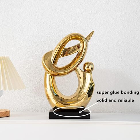 Anding Home Decoration,Silver Ceramic Porcelain Sculpture,Ceramic Creative Decoration, Office Countertop Decoration, Gift in Saudi Arabia