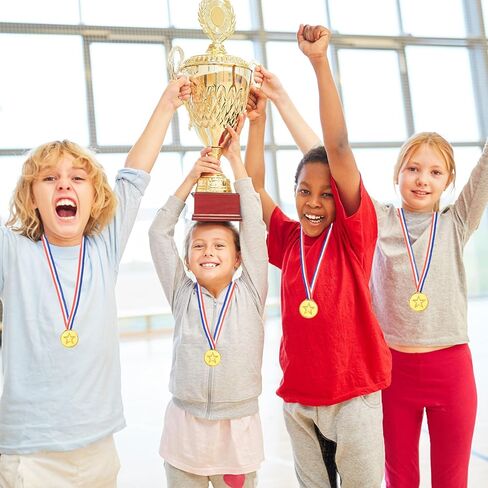 PATIKIL 1.5" Mini Gold Silver Bronze Award Medals, 12 Pack Plastic Winner Medals 1st/2nd/3rd Place Prizes with Ribbon for Games Sports Competitions Party in Saudi Arabia