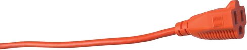 Southwire 2309SW8803 16/3 Vinyl Outdoor Extension Cord, Weather Resistant Flexible Vinyl Jacket, 3- Pronged, 100-Foot Extension Cord, 10 AMP, 1250 Watts, Orange in Saudi Arabia
