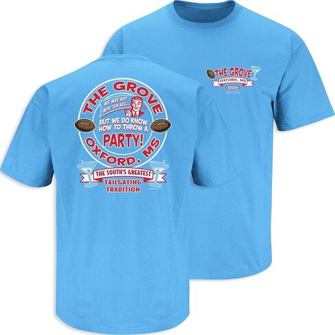 Smack Apparel Ole Miss Football Fans. The Grove. The South's Greatest Tailgating Tradition T- Shirt (Sm-5X) in Saudi Arabia