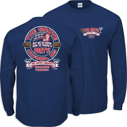 Smack Apparel Ole Miss Football Fans. The Grove. The South's Greatest Tailgating Tradition T- Shirt (Sm-5X) in Saudi Arabia