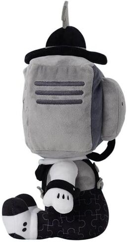 Mr. Puzzles Plush, Puzzlevision, SMG4 Game Fans Gift,Pillow for Kids and Adults (Mr Puzzles Happy) (B), Black in Saudi Arabia