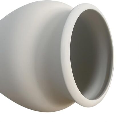 Ceramic Black Vase Home Decor, 9 Inch Wide Mouth Pottery Vase, Vintage Farmhouse Vase Boho Neutral Decor, Terracotta Rustic Vase for Living Room, Entryway, Floor, Mantel Decoration in Kuwait