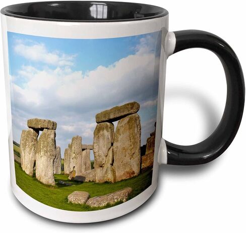 كوب 3dRose_82773_1 "Stonehenge, Wiltshire, England - EU33 DWA0072 - David Wall" كوب سيراميك، 11 أونصة، متعدد الألوان in Kuwait