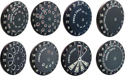 Focus Foam Steel Tip Dartboard Training Pack, Set of 10, Full Collection in Saudi Arabia
